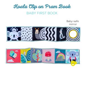 Sách vải treo - Koala Koala clip on pram book